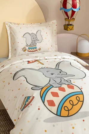 Dumbo Circus Disney Lisanslı Bebek Nevresim Takımı