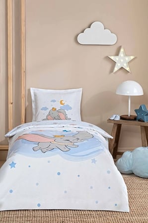 Disney Nevresim Takımı  Ranforce Bebe Dumbo Dream Mavi