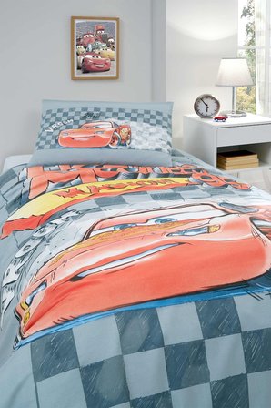 Özdilek Cars Mcqueen Speed Tek Kişilik Disney Lisanslı Lastikli Çocuk Nevresim Takımı