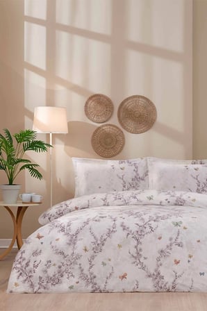 Özdilek Bloomlight Tek Kişilik Ranforce Nevresim Takımı Yeşil