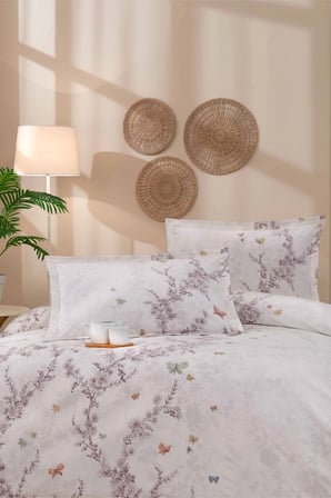 Özdilek Bloomlight Tek Kişilik Ranforce Nevresim Takımı Yeşil