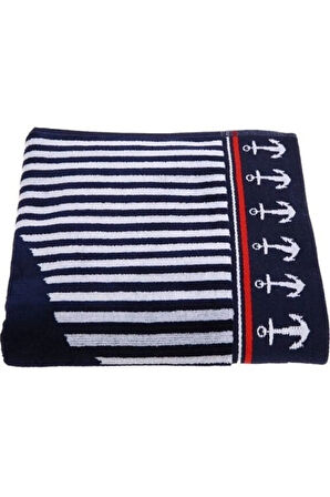 2 Adet El Yüz Havlusu Blue Marine 50x90 Cm