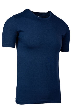 Bsm Erkek Likralı Kısa Kol 0 Yaka T-shirt 55003 