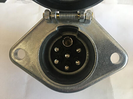 SERTPLAS TIR RÖMORK PRİZİ HELLA TİP METAL CİVATALI (6 ERKEK-1 DİŞİ)