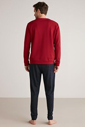 Yumuşak dokulu pijama takımı