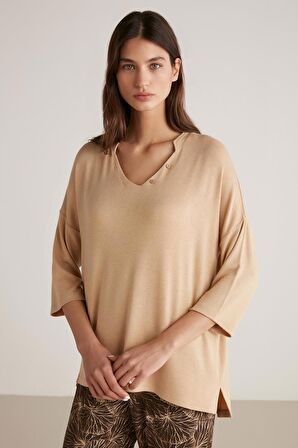 Yumuşak dokulu pijama takımı