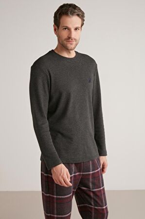 Ekoseli pijama takımı