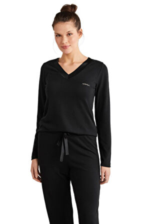 Catherines Kadın Siyah Pijama Takım 2433 