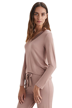 Catherine's Kadın Kahverengi Pijama Takım 2556 