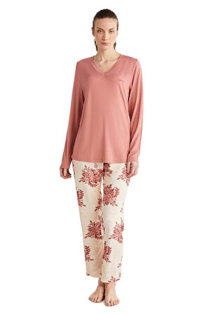 Catherine's Kadın Pembe Pijama Takım 2603 