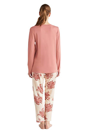 Catherine's Kadın Pembe Pijama Takım 2603 