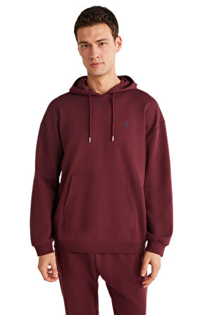 Nautica Erkek Bordo Sweatshirt 802 