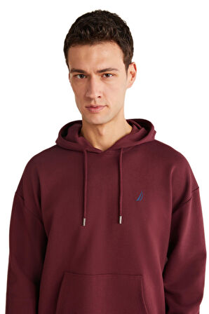 Nautica Erkek Bordo Sweatshirt 802 