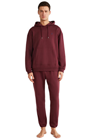 Nautica Erkek Bordo Sweatshirt 802 