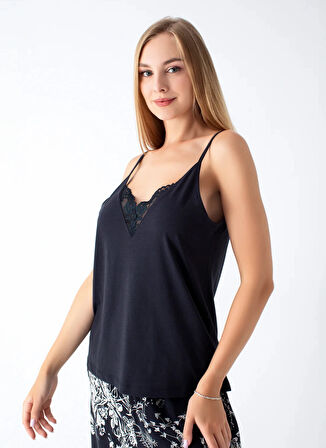 Vivis Yuvarlak Yaka Siyah Kadın Büstiyer 50VIV10802