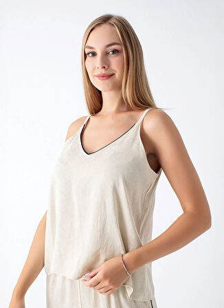 Vivis Yuvarlak Yaka Bej Kadın Büstiyer 50VIV10801