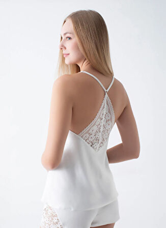 Vivis V Yaka Ekru Kadın Büstiyer 50VIV10806