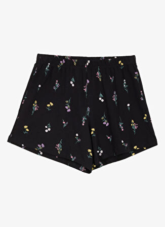 Sixteensixty Siyah Kadın Pijama Şort 403SIX-1112-045