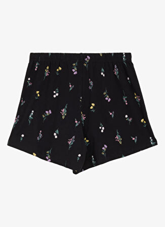 Sixteensixty Siyah Kadın Pijama Şort 403SIX-1112-045