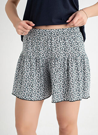 Sixteensixty Lacivert Kadın Pijama Şort 403SIX-1117-056