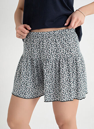 Sixteensixty Lacivert Kadın Pijama Şort 403SIX-1117-056