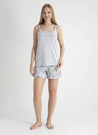 Sixteensixty Yuvarlak Yaka Gri Kadın Büstiyer 403SIX-1118-047