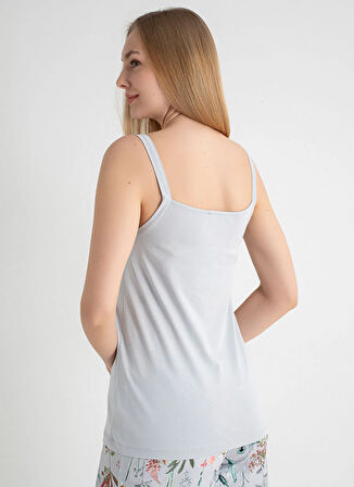 Sixteensixty Yuvarlak Yaka Gri Kadın Büstiyer 403SIX-1118-047