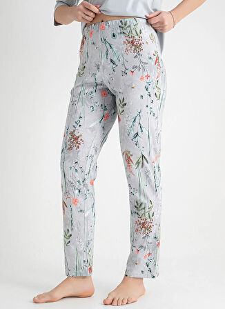 Sixteensixty Gri Kadın Pijama Alt 403SIX-1116-048