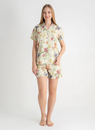 Sixteensixty Bej Kadın Pijama Şort 403SIX-1117-060