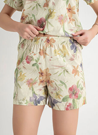 Sixteensixty Bej Kadın Pijama Şort 403SIX-1117-060