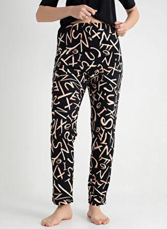 Sixteensixty Siyah Kadın Pijama Alt 403SIX-1116-065