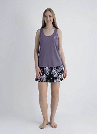 Sixteensixty Yuvarlak Yaka Mor Kadın Büstiyer 403SIX-1118-068