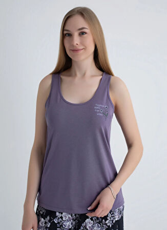 Sixteensixty Yuvarlak Yaka Mor Kadın Büstiyer 403SIX-1118-068