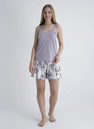 Sixteensixty Yuvarlak Yaka Lila Kadın Büstiyer 403SIX-1118-072