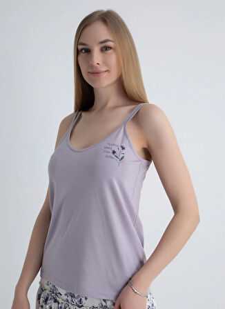 Sixteensixty Yuvarlak Yaka Lila Kadın Büstiyer 403SIX-1118-072