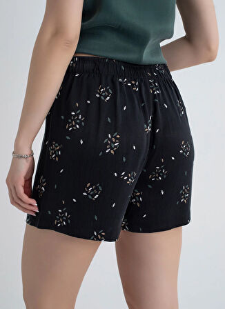 Vivis Siyah Kadın Pijama Şort 50VIV10908