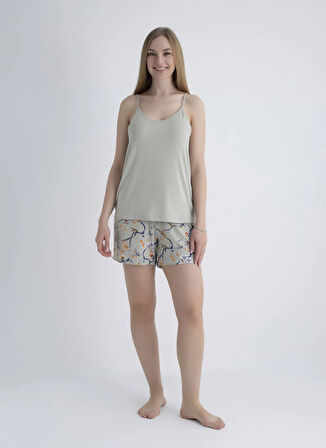 Wondergen Yuvarlak Yaka Taş Kadın Büstiyer 401WON-1118-172