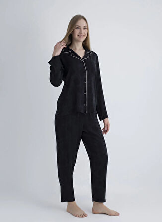 Vivis Siyah Kadın Pijama Alt 50VIV10701