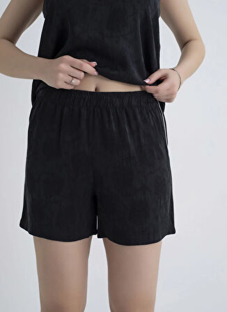 Vivis Siyah Kadın Pijama Şort 50VIV10901