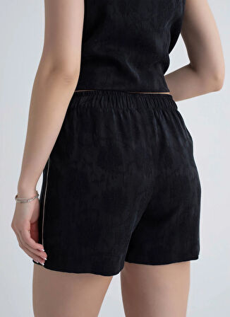 Vivis Siyah Kadın Pijama Şort 50VIV10901