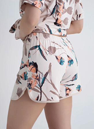 Wondergen Pembe Kadın Pijama Şort Takım 401WON-1117-196