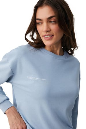 Penye Mood Kadın Mavi Pijama Takımı PM9939