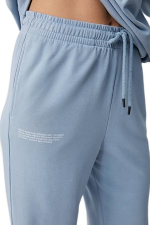Penye Mood Kadın Mavi Pijama Takımı PM9939