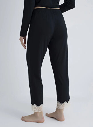 Wondergen Siyah Kadın Pijama Alt 401WON-1116-200