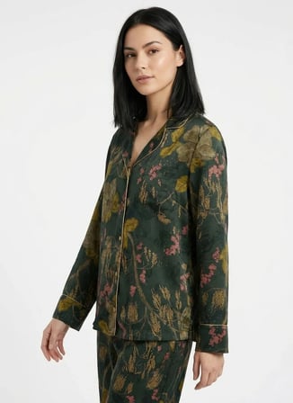 Vivis Yeşil Kadın Pijama Üst 50VIV10818