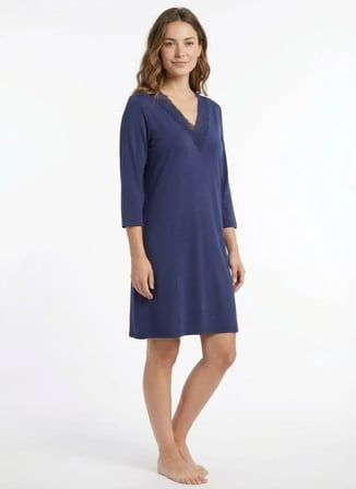 Wondergen Lacivert Kadın Pijama Üst 401WON-1110-223