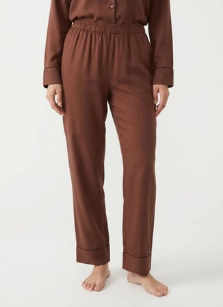 Vivis Kahverengi Kadın Pijama Alt 50VIV10715