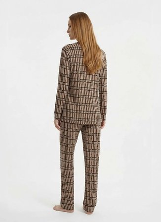 Wondergen Kahverengi Kadın Pijama Alt 401WON-1116-232