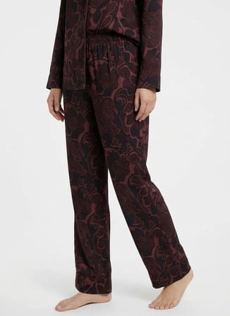Vivis Bordo Kadın Pijama Alt 50VIV10717