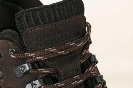 Scooter G5537Cko Bağcıklı Su Geçirmez Deri Unisex Outdoor Ayakkabı